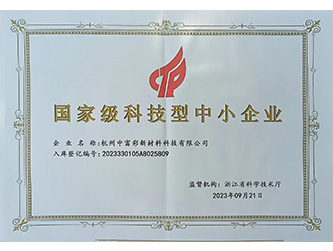 國家級科技型中小企業(yè)